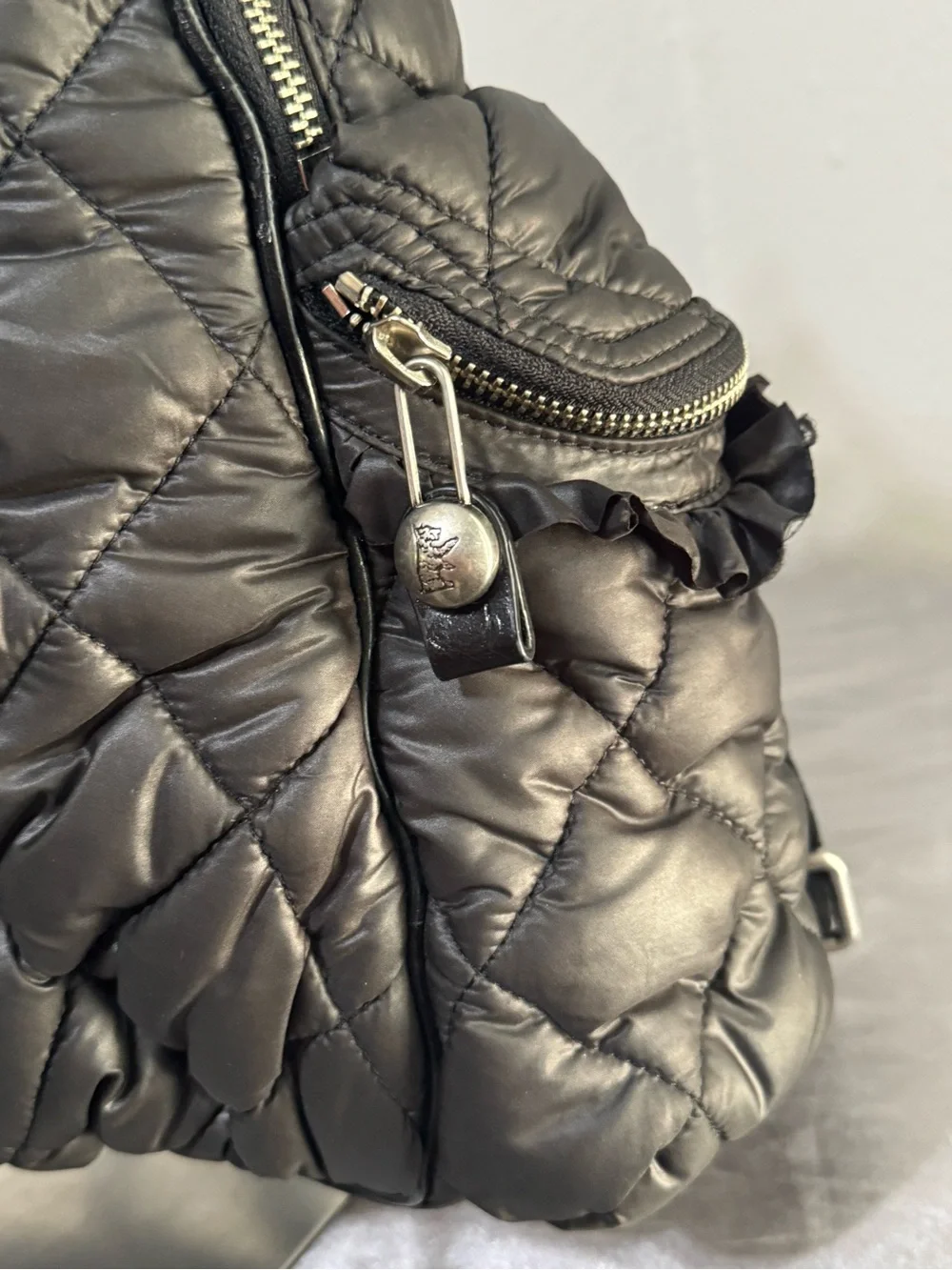 Juicy Couture quilted nylon